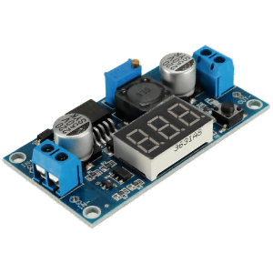 reductor voltaje lm2596 voltimetro