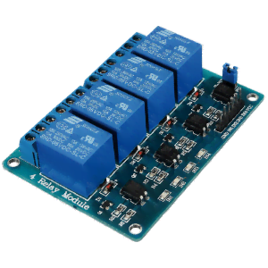modulo rele 4 canales con optoacoplador