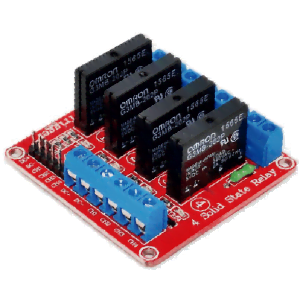modulo rele de estado solido 4 canales