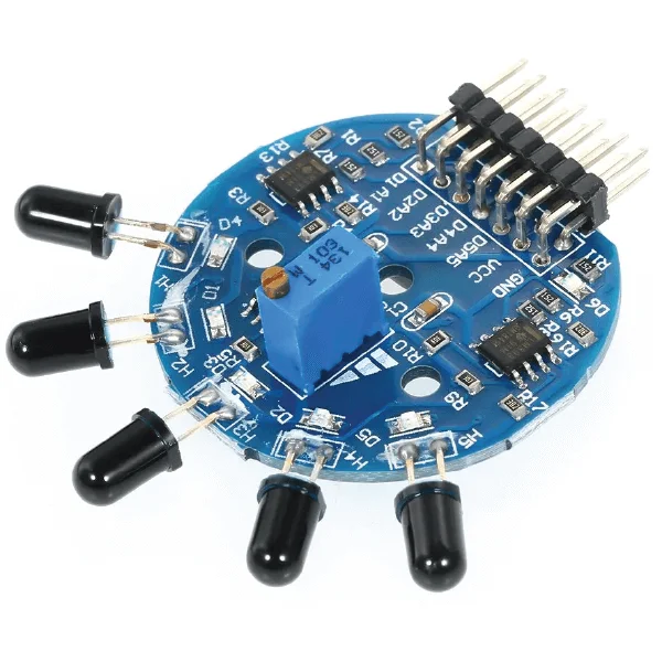 sensor flama 5 canales