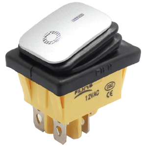 SWITCH ON/OFF ANTIAGUA CON LUZ NARANJA