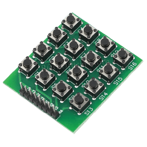 teclado botonera 4x4