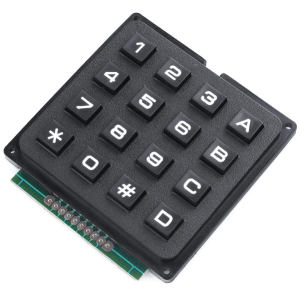teclado negro 4x4