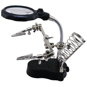 tercera mano lupa porta cautin lampara