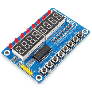 tm1638 modulo display 8 digitos pulsadores