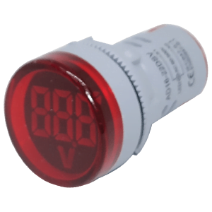 voltimetro digital ac redondo 22mm