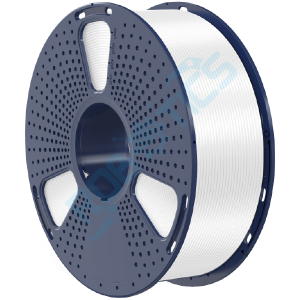 filamento pla+ plus silk metalizado blanco