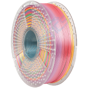 filamento pla+ plus silk metalizado rainbow arcoiris