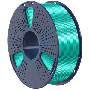 filamento pla+ plus silk metalizado verde