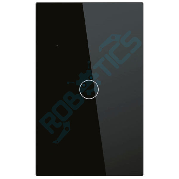 interruptor inteligente sin neutro touch wifi 1 canal negro