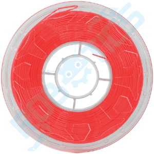 filamento cr pla fluorescente rojo